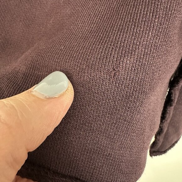 Frank & Eileen Belfast English Peacoat Triple Fleece Jacket Eggplant Large - Picture 5 of 10